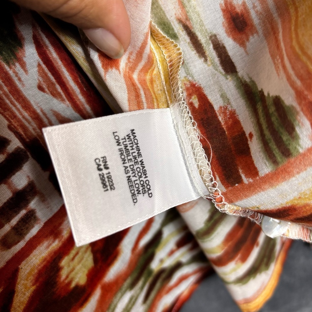 Alfred Dunner Multicolor Patterned Shirt Jacket - Picture 4 of 5